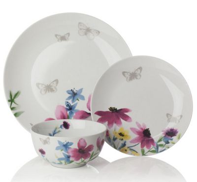 Buy Sabichi 12pc Porcelain Dinner Set, Lydia from our Dinner Sets range
