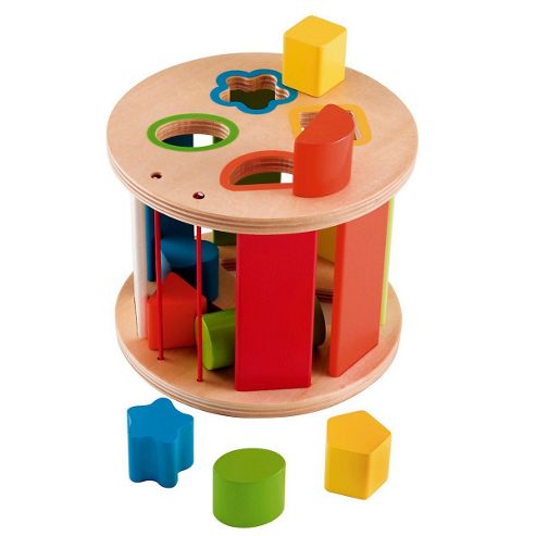 Elc Rolling Wooden Shape Sorter