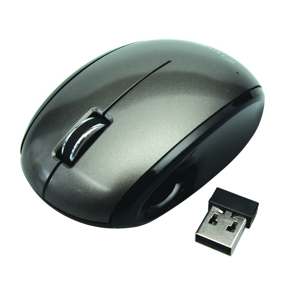 Cerulian 2.4GHz BlueTrace Mouse, Metallic scroll wheel