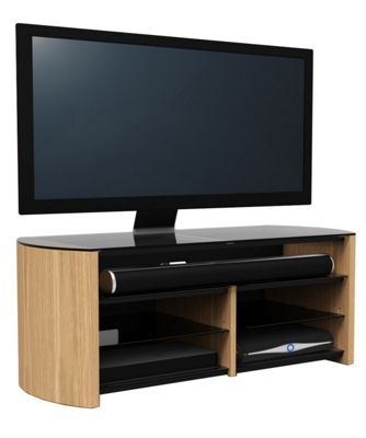 Buy Alphason Finewoods FW1350SB-O Oak Cantilever TV Stand ...