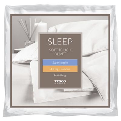 Buy Tesco Anti Allergy Superking Duvet 4 5 Tog Soft Touch From