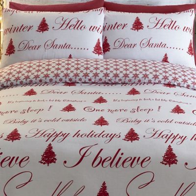 Buy Its Christmas Super King Size Duvet Red From Our Super King