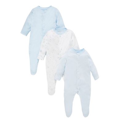 baby boy sleepsuits tesco