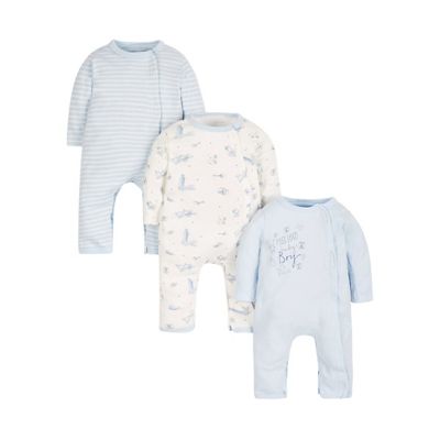 baby boy sleepsuits tesco
