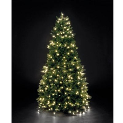 Buy 7ft 6in Louise Fir Pre-Lit PE Christmas Tree with 500 Warm White ...