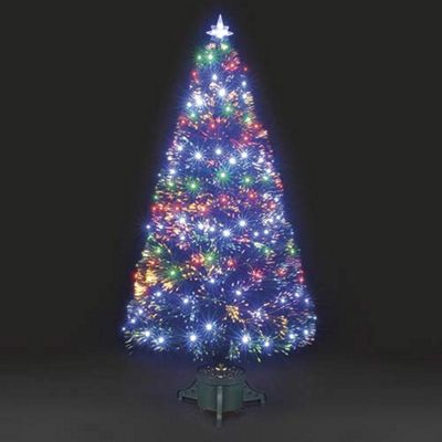 Buy 4ft Galaxy Multi Colour Fibre Optic Christmas Tree With LEDs From   340 9091 PI 1000021MN