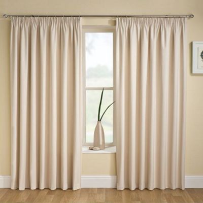 Buy Tranquility, Cream 66 x 54 Blockout Thermal Curtains from our