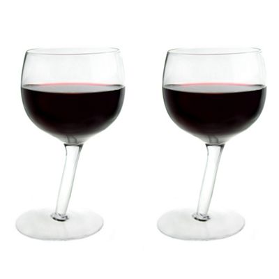 plastic wine glasses tesco