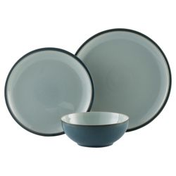 Buy Denby Everyday 12 Piece, 4 Person Dinner Set, Teal from our Dinner ...