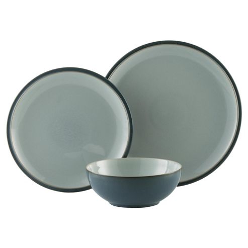 Buy Denby Everyday 12 Piece, 4 Person Dinner Set, Teal from our Dinner ...