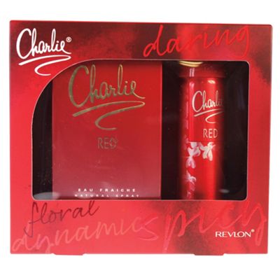 CHARLIE RED 100ML EDT GIFT SET - Tesco Groceries