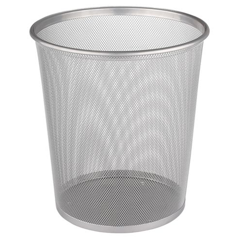 Buy Silver Mesh Bin from our Bathroom Bins range - Tesco