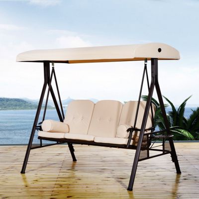 Buy Outsunny 3 Seater Patio Metal Swing Chair from our Garden Swing