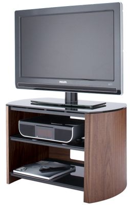 Buy Walnut Real Wood TV Stand for screens up to 37 inch 