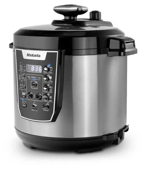 Buy Brabantia BBEK1087 6 Litre 900W Pressure Cooker - Stainless Steel ...