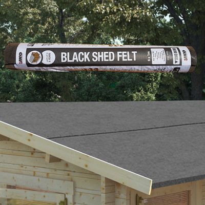 Buy IKO Mineral Shed Roofing Felt 8m x 1m Roll - Black 