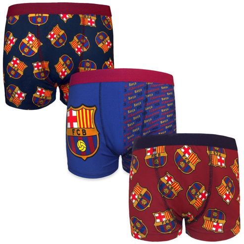 Buy FC Barcelona 3 Pack Boys Boxer Shorts from our Shop All Boys range ...