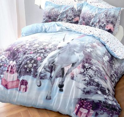 Buy Christmas Unicorn Single Bedding from our Children's Duvet Covers range - Tesco