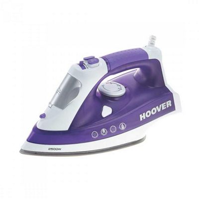Hoover 2500W Ironjet Steam Irons In Black & Purple TIM2500CA TID2500C