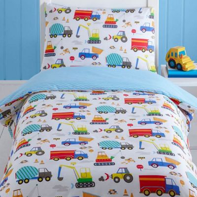 Buy Trucks and Diggers Toddler Bedding from our Children's Duvet Covers