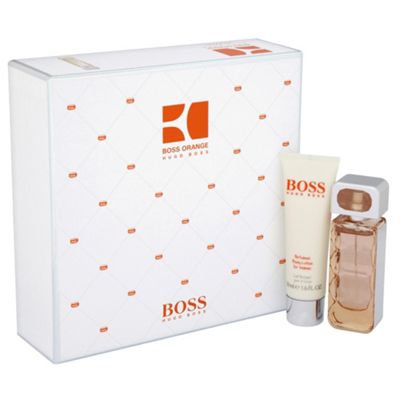 hugo boss orange gift set for her