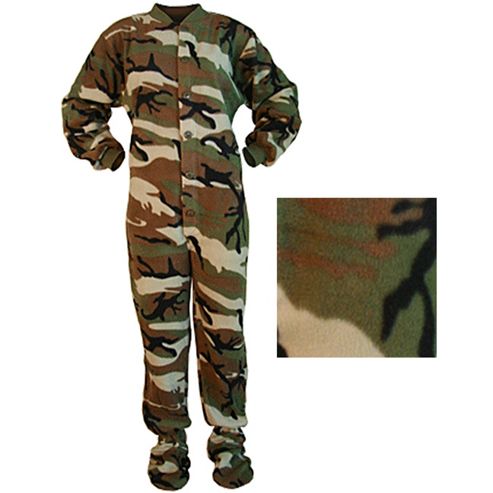 Buy Mens All in One Pyjamas – Camouflage & Brown from our Men's ...