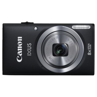 Buy Canon Ixus 132 Digital Camera, Black, 16MP, 8x Optical Zoom, 3.0 ...