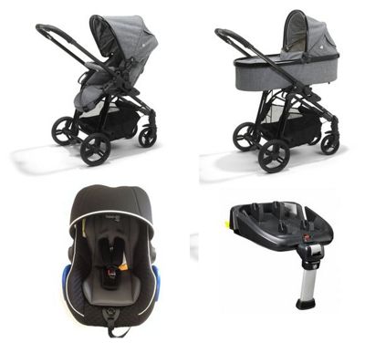 Buy Mee Go Glide 3 In 1 Travel System With Isofix Base