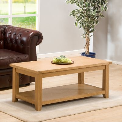 Buy Stirling Oak Coffee Table from our Coffee Tables range Buy Stirling Oak Coffee Table from our Coffee Tables range