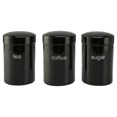 Buy Black Tea, Coffee & Sugar Canisters from our Tea & Coffee Storage ...