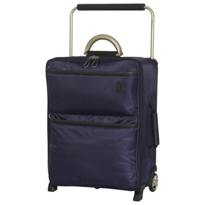 Buy IT Luggage World's Lightest 2 wheel Evening Blue Cabin ...