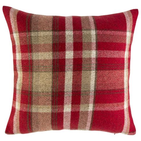 Buy Red Check Cushion from our Cushions range - Tesco