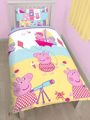 Buy Peppa Pig Nautical Single Rotary Duvet Cover Set From Our