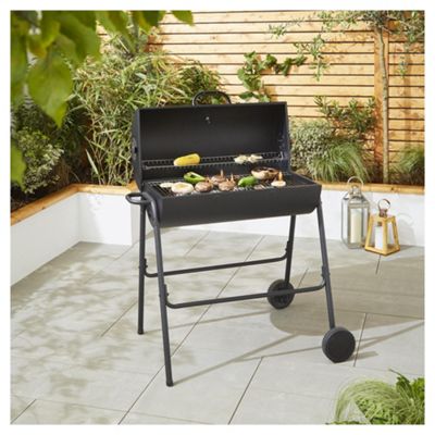 Buy Tesco Charcoal Barrel BBQ with Cover from our Charcoal BBQs range ...