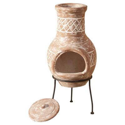 Buy La Hacienda Kairos Small Clay Chimenea from our Chimineas range - Tesco