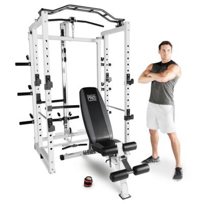 Buy Marcy Pro Folding Power Cage Home Gym with Weight Bench from our ...