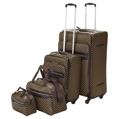 best 4 wheeled checked luggage
