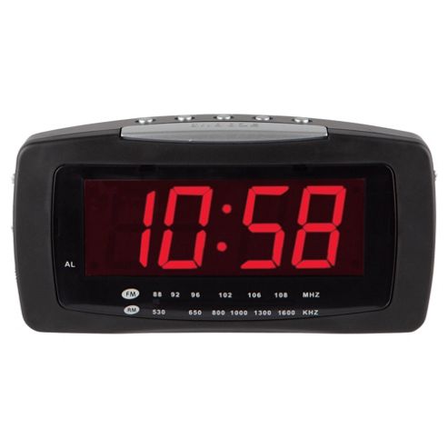 Buy Tesco CR 11201LD Jumbo Display Alarm Clock Radio from our Clock ...