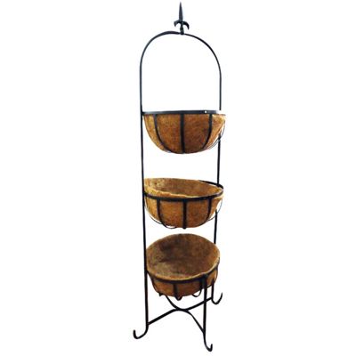 Buy Kingfisher 3 Tier Basket Planter from our Planters 