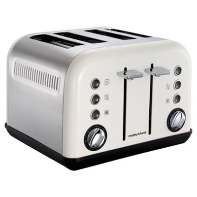 Buy Morphy Richards Accents 242005 4 Slice Toaster - White from our ...