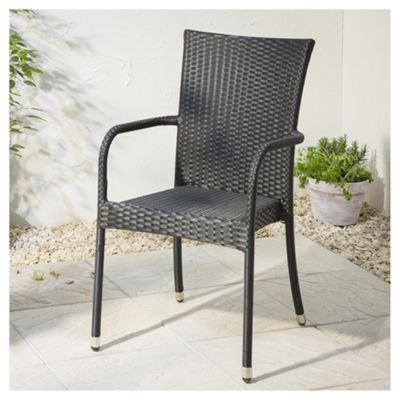 rattan stacking chair mila woven tesco chairs previous