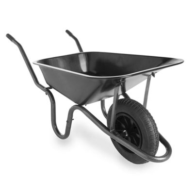 Buy VonHaus 85L Heavy Duty Wheelbarrow with Pneumatic Tyre from our ...