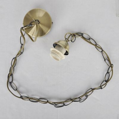 Buy Ceiling Rose & Chain Pendant Light Fitting, Antique ...