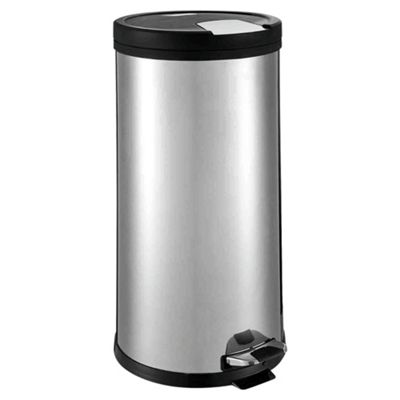 Buy Tesco 30L Stainless Steel Pedal Kitchen Bin from our Waste Bins ...