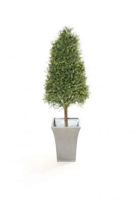 Buy Artificial 4ft Tea Tree Pyramid Topiary from our Artificial Flowers ...