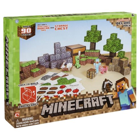 Minecraft Papercraft Overworld Set