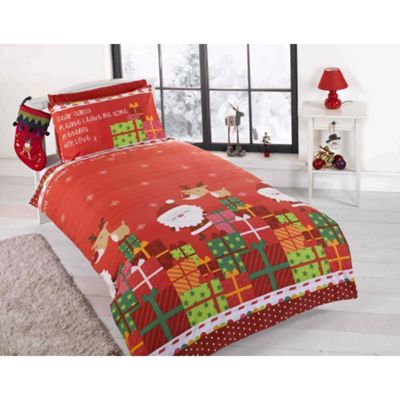 Buy Rapport Dear Santa Christmas Duvet Cover Set Single From Our