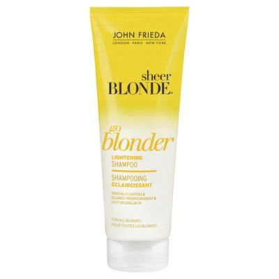 Buy John Frieda Sheer Blonde Go Blonder Lightening Shampoo 250ml from ...