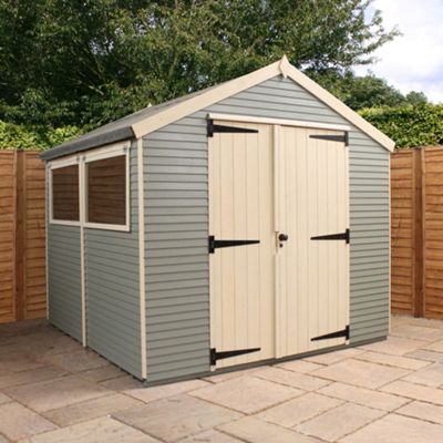 Buy Mercia Ultimate Apex Wooden Shed, 12x8ft from our 