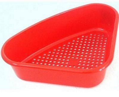 Buy Whitefurze Triangular Red Sink Tidy From Our Dishracks, Drying Mats 